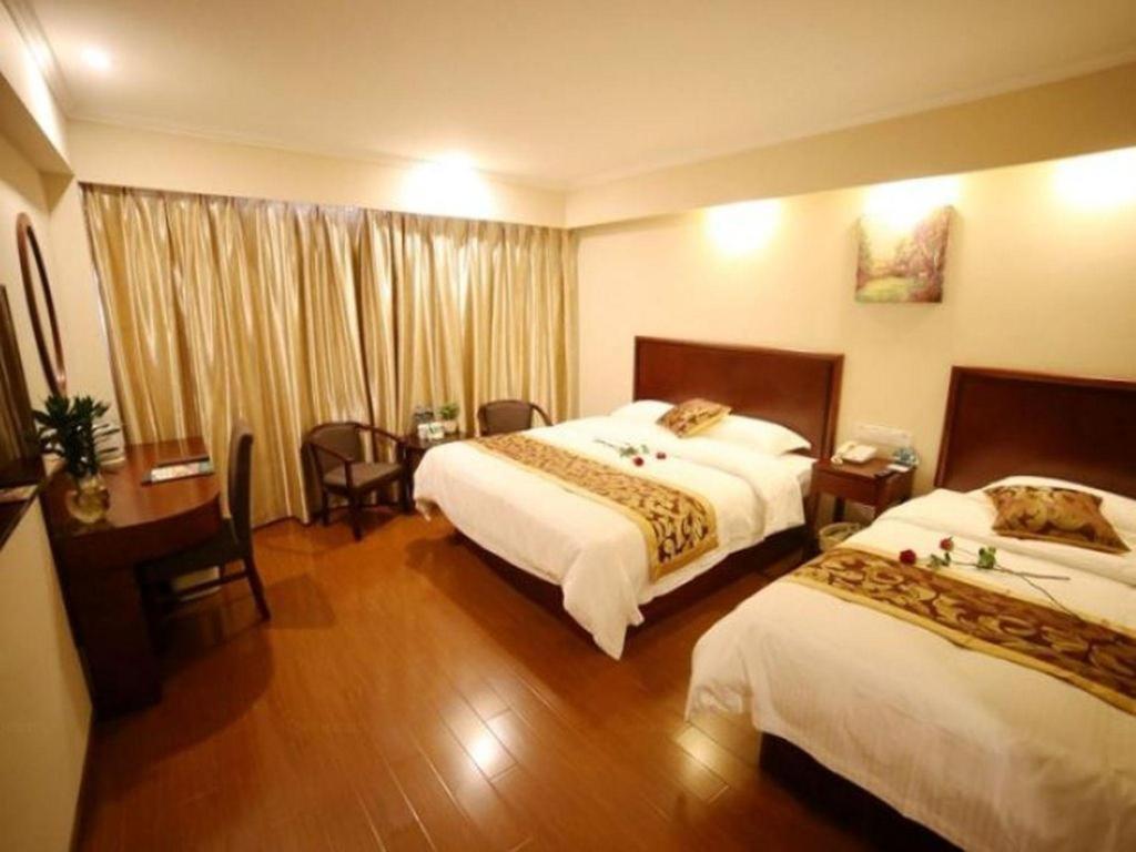 Greentree Inn Suzhou Industrial Zone Yangcheng Lake Weiting Mong Kok Express Hotel Bagian luar foto